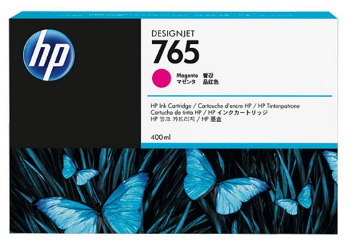 HP No 765 Magenta Standard Capacity Ink Cartridge 400ml - F9J51A