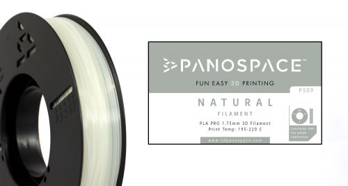 Panospace Filament PLA 1.75mm 326g Natural PS-PLA175NAT0326 by Panospace, PAN00709