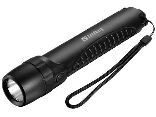 Sandberg Waterproof Torch Powerbank Is The Perfect Gear For Craftsmen And Adventurers.