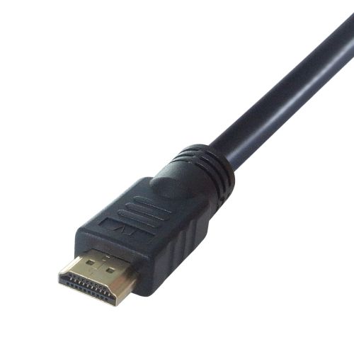 This 20m connector cable provides a connection from the HDMI source to a display that features a HDMI socket, supplying a consistently Ultra High Definition experience. The single, 3D compatible cable provides a complete digital display and audio output, delivering a higher resolution, faster refresh rate and deeper colours with no lag.