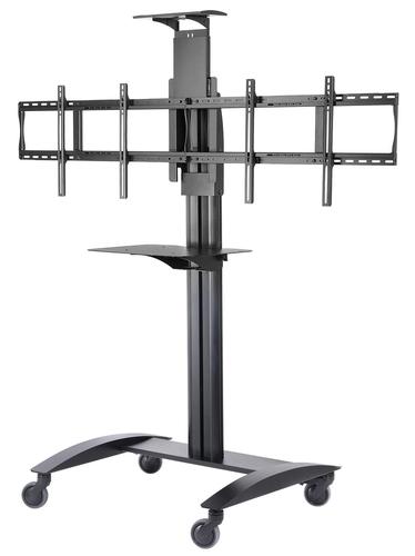 Peerless Flat Panel Cart for 2x 40 Inch to 55 Inch TVs