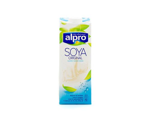 Alpro Original Soya Milk 1 Litre (Pack 8) 499048
