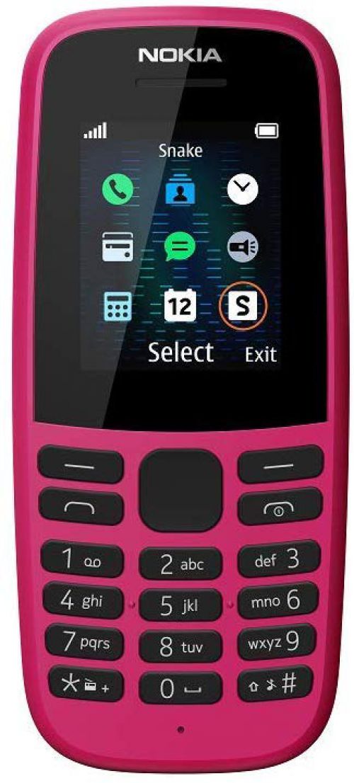 Nokia 105 1.8 Inch Pink Mobile Phone