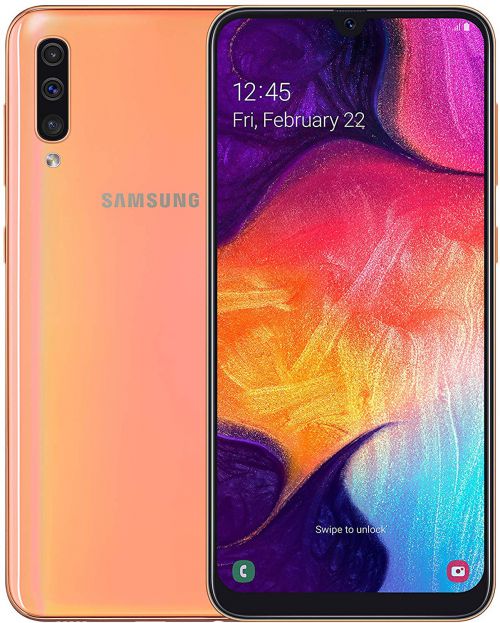 Samsung Galaxy A50 Coral