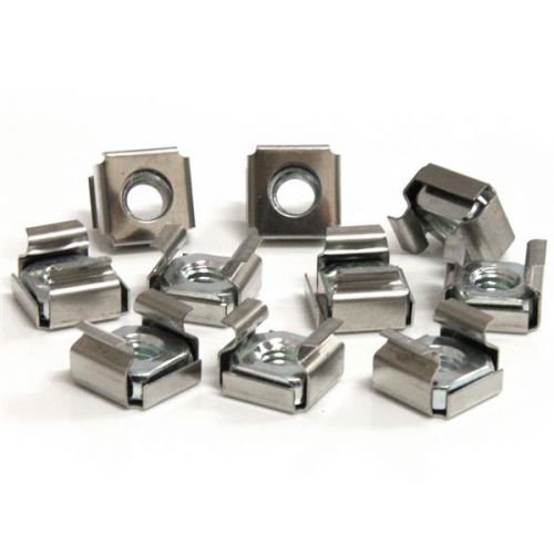 StarTech.com 50x M6 Cage Nuts for Server Rack Cabinet 8STCABCAGENUTS6 Buy online at Office 5Star or contact us Tel 01594 810081 for assistance