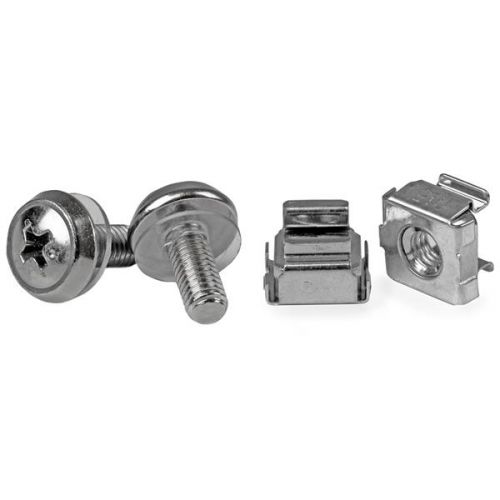 StarTech.com 50 Pack of M5 Mounting Screws and Cage Nuts for Server Rack Cabinet