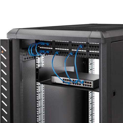 StarTech.com STD Universal Server Rack Cabinet Shelf 8STCABSHELF Buy online at Office 5Star or contact us Tel 01594 810081 for assistance