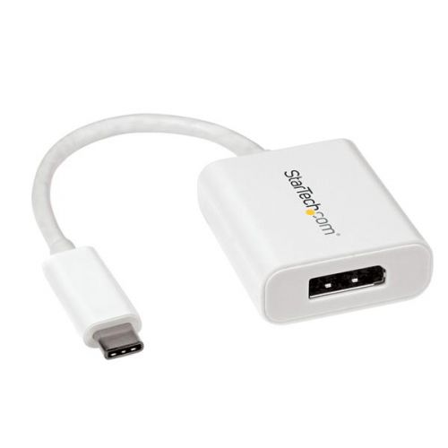 StarTech.com USB C to DP Adapter 4K 60Hz White AV Cables 8STCDP2DPW