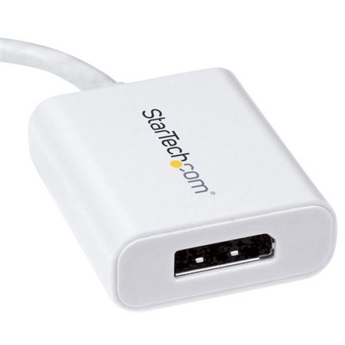 StarTech.com USB C to DP Adapter 4K 60Hz White AV Cables 8STCDP2DPW