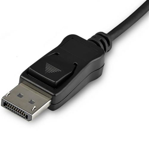 This USB-C to DisplayPort 1.4 cable lets you connect your USB Type-C device to a DisplayPort monitor with just one cable, providing you with a convenient, clutter-free solution.Incredible Picture QualitySupporting four times the resolution of 4K, this 8K DP 1.4 adapter cable delivers the stunning quality of UHD at resolutions up to 7680×4320, and also features HBR3 functionality, providing a bandwidth of up to 32.4Gbps.With cutting-edge picture quality, this cable is ideal for:Displaying crisp digital signage wallsCreating eye-catching visuals for photography and videographyThe USB-C to DP cable is backward compatible with 4K and 1080p displays, which makes it a great accessory for home, office or other work environments, while future-proofing for 8K implementation.Clutter-Free InstallationAt 3.3 ft. (1 m) in length, this DisplayPort adapter cable delivers a compact connection that eliminates excess cabling, ensuring a tidy installation. For installations requiring a longer length, we also offer a 6 ft. (1.8 m) DisplayPort cable, enabling you to customize your connection needs.Hassle-Free SetupTo ensure easy operation, this DisplayPort converter cable supports plug-and-play installation, removing the need for additional software or drivers.CDP2DP141MB is backed by a 3-year StarTech.com warranty and free lifetime technical support.Note:Your USB-C device must support DP Alt Mode to work with this adapter cable.To achieve 8K resolutions, your source and your destination must support DisplayPort 1.4.