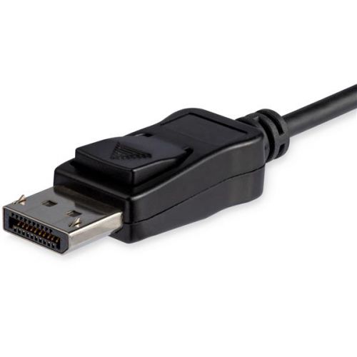 This USB-C to DisplayPort 1.4 cable lets you connect your USB Type-C device to a DisplayPort monitor with just one cable, providing you with a convenient, clutter-free solution.Incredible Picture QualitySupporting four times the resolution of 4K, this 8K DP 1.4 adapter cable delivers the stunning quality of UHD at resolutions up to 7680×4320, and also features HBR3 functionality, providing a bandwidth of up to 32.4Gbps.With cutting-edge picture quality, this cable is ideal for:Displaying crisp digital signage wallsCreating eye-catching visuals for photography and videographyThe USB-C to DP cable is backward compatible with 4K and 1080p displays, which makes it a great accessory for home, office or other work environments, while future-proofing for 8K implementation.Clutter-Free InstallationAt 6 ft. (1.8 m) in length, this DisplayPort adapter cable delivers a direct connection that eliminates excess cabling, ensuring a tidy installation. For installations requiring a shorter length, we also offer a 3.3 ft. (1 m) DisplayPort cable, enabling you to customize your connection needs.Hassle-Free SetupTo ensure easy operation, this DisplayPort converter cable supports plug-and-play installation, removing the need for additional software or drivers.CDP2DP146B is backed by a 3-year StarTech.com warranty and free lifetime technical support.Note:Your USB-C device must support DP Alt Mode to work with this adapter cable.To achieve 8K resolutions, your source and your destination must support DisplayPort 1.4.