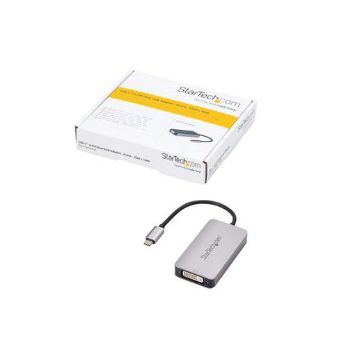StarTech.com USB C to DVI Dual Link Adapter  8STCDP2DVIDP