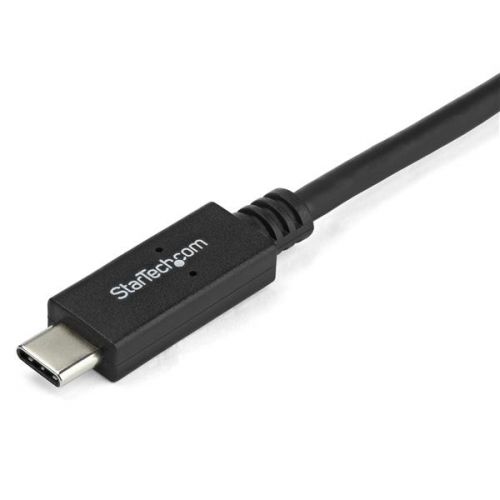 StarTech.com 1m USB C to DVI Adapter Cable Black  8STCDP2DVIMM1MB