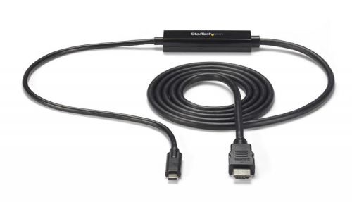 StarTech.com 1m USBC to HDMI Adapter Cable 4K 30Hz 8STCDP2HDMM1MB Buy online at Office 5Star or contact us Tel 01594 810081 for assistance