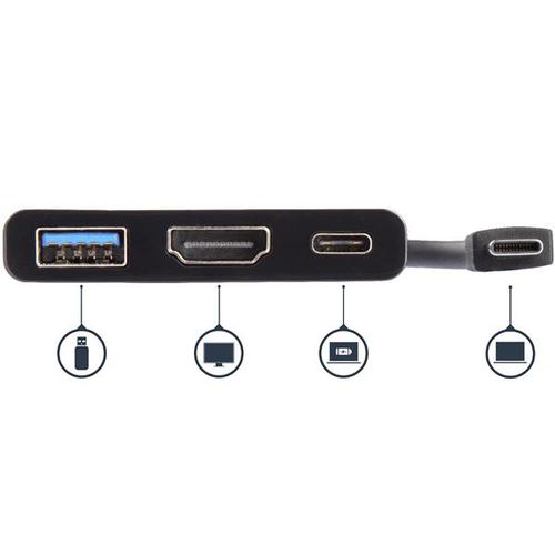 StarTech.com USBC 4K HDMI Multifunction Adapter AV Cables 8STCDP2HDUACP