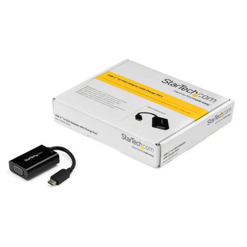 StarTech.com USB C to VGA Adapter with Power Delivery StarTech.com