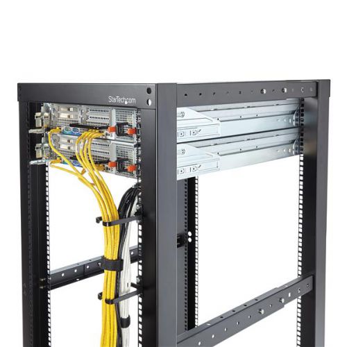 StarTech.com 1U Vertical Rack Cable Mgmt D Ring Hook Server & Data Racks 8STCMHOOK1UN