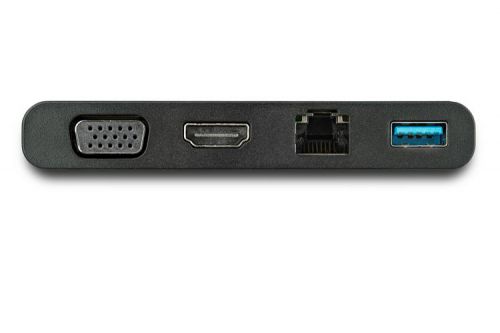 StarTech.com USB C Adapter HDMI and VGA 1xA GbE