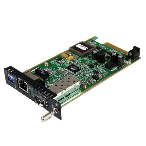 StarTech.com GbE Fiber Media Conv Card Open SFP Slot