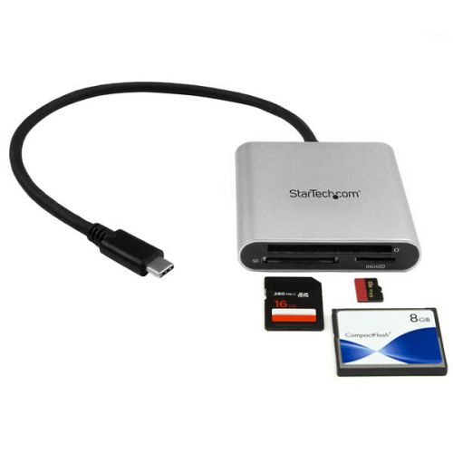 StarTech.com USB 3.0 Flash Multi Card Reader USB C Card Readers 8STFCREADU3C