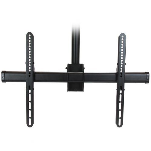 8ST10149665 | This ceiling TV mount supports VESA mount compatible TVs from 32" to 75" in size, with a weight capacity of up to 110 lb. (50 kg). It lets you save wall and floor space by hanging your flat-panel LCD, LED or plasma TV from the ceiling in a prominent area. 