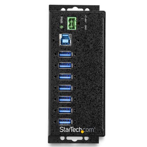 StarTech.com 7 Port Ind USB3.0 Hub with Power Adapter