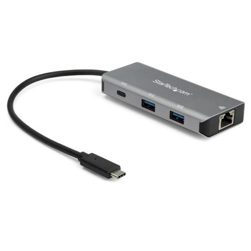3 Port USBC Hub with LAN Port 10Gbps