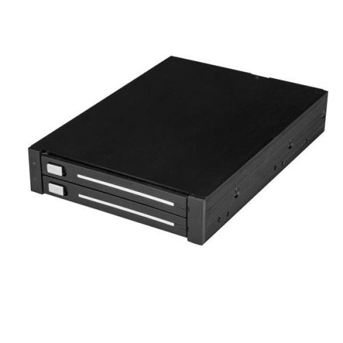 StarTech.com 2Bay 2.5in SATA SSD HDD Rack for 3.5 Bay