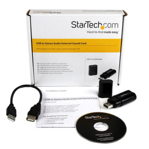 StarTech.com USB Audio Adapter External Sound Card StarTech.com