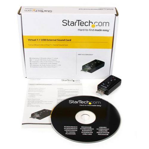 StarTech.com Virtual 7.1 USB Stereo Audio Adapter