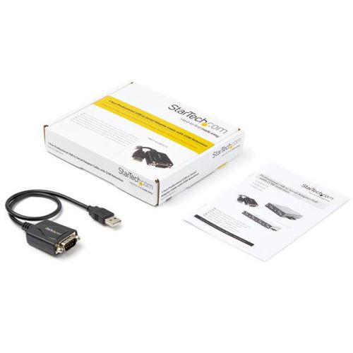 StarTech.com 1PT Pro USB to Serial Adapter Cable COM