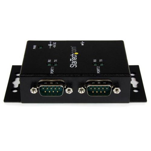 StarTech.com 2PT Ind Mount USB to Serial Adapter Hub