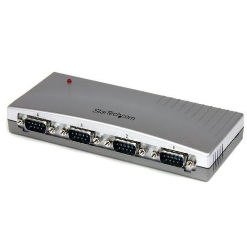 4 Port USB to RS232 Serial Adapter Hub