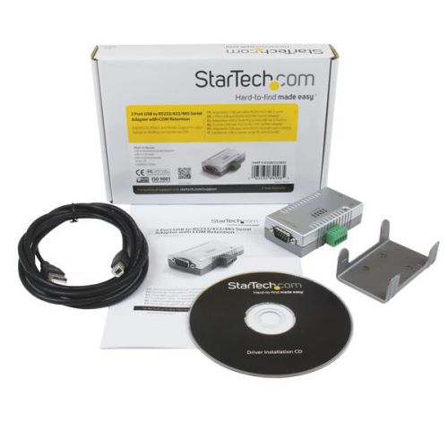 StarTech.com 2 Port USB to RS232 RS422 RS485 Adapter External Computer Cables 8STICUSB2324852
