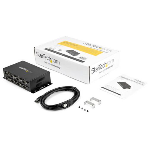 StarTech.com 8 Port USB to DB9 RS232 Serial Adapter External Computer Cables 8STICUSB2328I