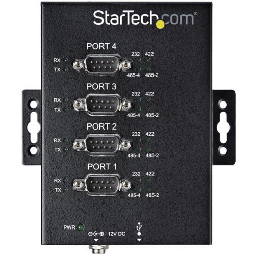 StarTech.com 4 Port Serial Adapter USB RS 232 422 485 External Computer Cables 8STICUSB234854I