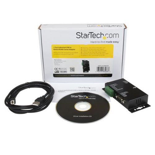 StarTech.com 1 Port Ind USB to RS422 RS485 Adapter PCI Cards 8STICUSB422IS