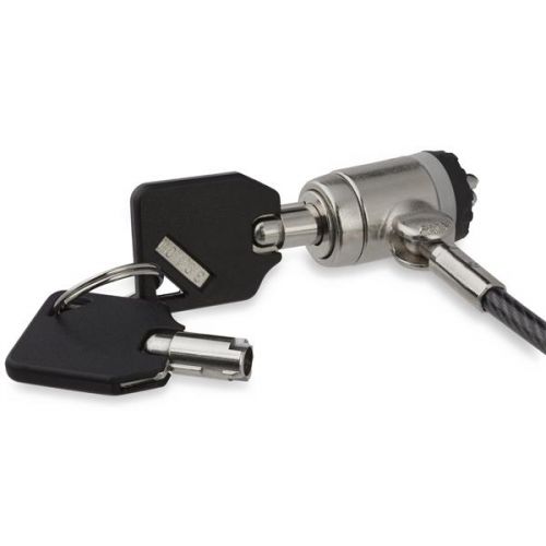 StarTech.com Keyed Cable Lock Push to Lock Button