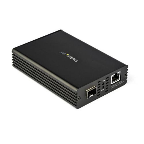 StarTech.com 10GbE Media Converter Open SFP Plus Slot External Computer Cables 8STMCM10GSFP