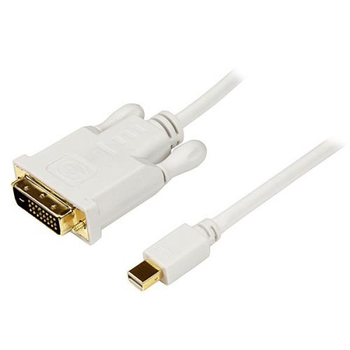 10 ft Mini DP to DVI Adapter Cable White
