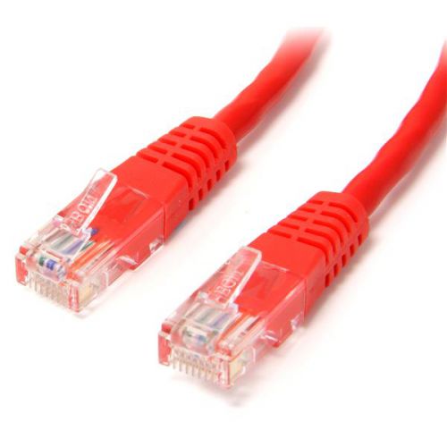 6ft Red Molded RJ45 UTP Cat5e Cable