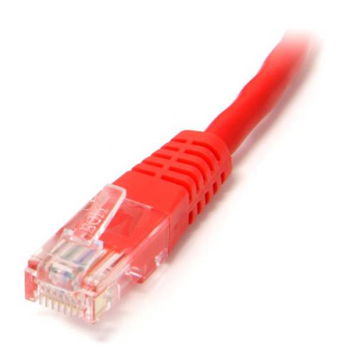 6ft Red Molded RJ45 UTP Cat5e Cable