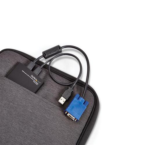 StarTech.com KVM to USB Laptop Crash Cart Adapter