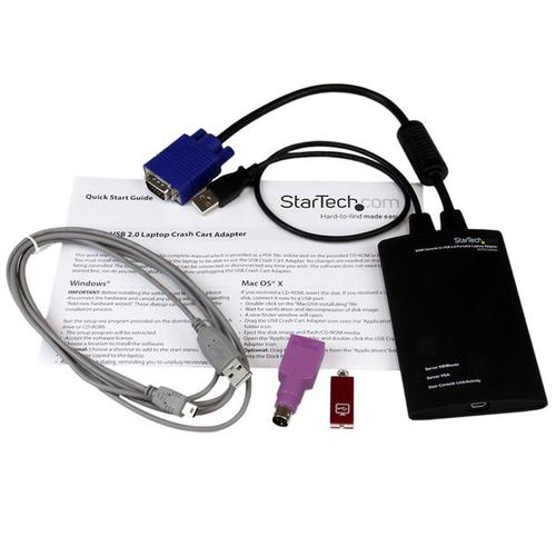 StarTech.com KVM to USB Laptop Crash Cart Adapter