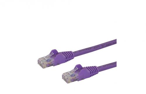 StarTech.com 100ft Purple Snagless Cat6 UTP Cable Network Cables 8STN6PATCH100PL