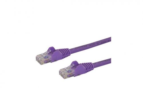 StarTech.com 2m Purple GB Snagless RJ45 Cat6 Cable