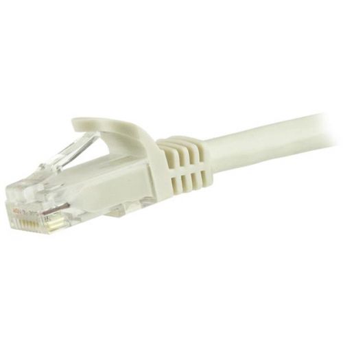StarTech.com 3m White GB Snagless RJ45 UTP Cat6 Cable 8STN6PATC3MWH