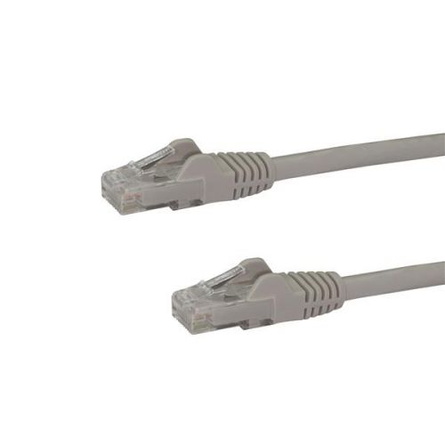StarTech.com 0.5m Grey Cat6 Snagless RJ45 Patch Cable Network Cables 8STN6PATC50CMGR