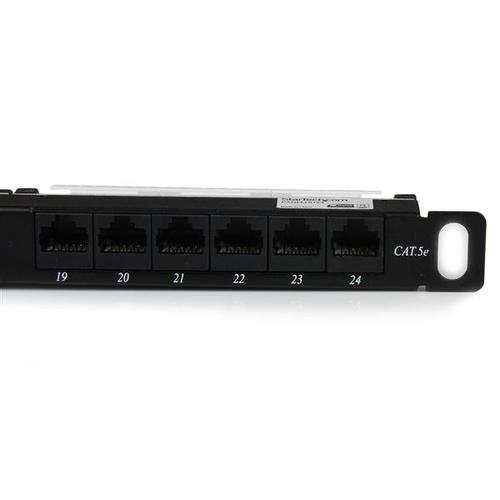 StarTech.com 24 Port 0.5U RM Cat5e 110 Patch Panel 8STPANELHU24 Buy online at Office 5Star or contact us Tel 01594 810081 for assistance