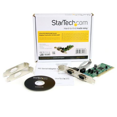 StarTech.com 2PT PCI RS422 485 Serial Card 161050UART PCI Cards 8STPCI2S4851050